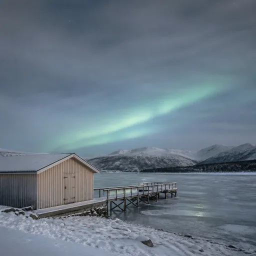 How long do northern lights last during an Arctic night sky show