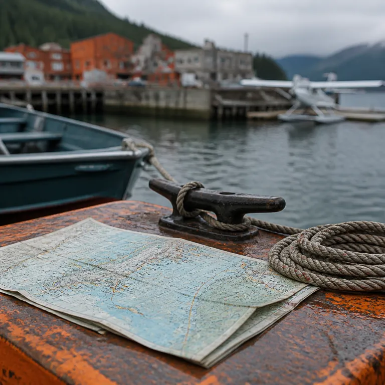 Using the city map of Ketchikan Alaska for refined Arctic gateway travel